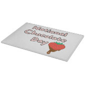 Gelukkige nationale chocoladedag snijplank (Hoek)