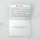 Gelukkige Nationale Dag van het Toiletpapier, 26 A Kaart (Binnen)