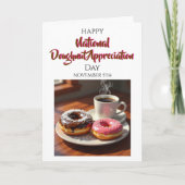 Gelukkige Nationale Donutdag | 5 november Kaart (Voorkant)