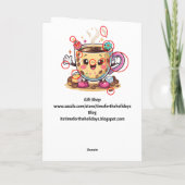 Gelukkige Nationale Espresso Dag | 23 november Kaart (Achterkant)