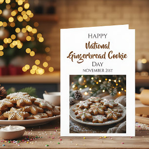 Gelukkige Nationale Peperkoekdag 21 nov. Kaart