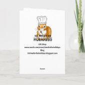 Gelukkige Nationale Pompoentaart Dag Recept Kaart (Achterkant)