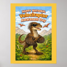Gelukkige Nationale Velociraptor Bewustzijnsdag – 