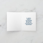 Gelukkige Negende Verjaardag Haaien met Cake Card Kaart (Binnen)