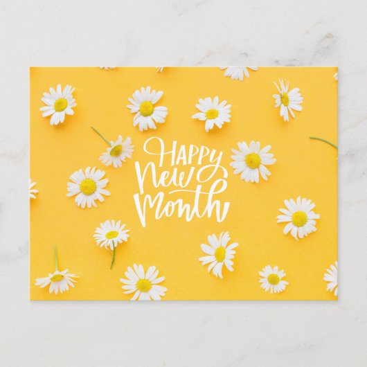 Gelukkige nieuwe maand briefkaart (Voorkant)