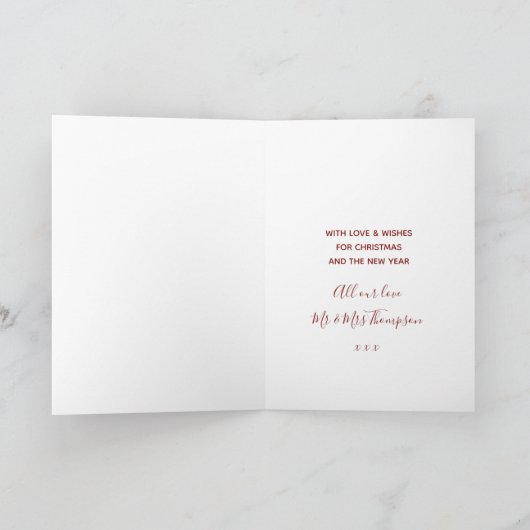 gelukkige nieuwe moderne de vakantiekaart van feestdagen kaart (Binnen)