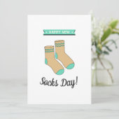 Gelukkige Nieuwe Sokken Dag! Fantasie Sokken Vader (Staand voorkant)