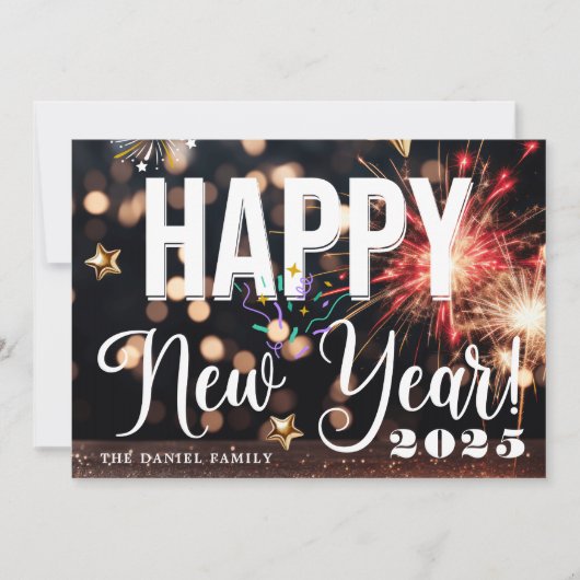 Gelukkige Nieuwjaar Kaarten (Voorkant)