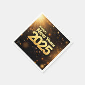 Gelukkige Nieuwjaarskaarten 2025 Servet (Hoek)