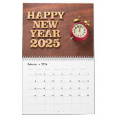 Gelukkige Nieuwjaarskalender 2025 Kalender (Feb 2026)