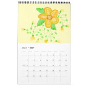Gelukkige nieuwjaarskalender kalender (Mar 2027)