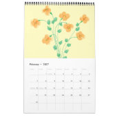 Gelukkige nieuwjaarskalender kalender (Feb 2027)