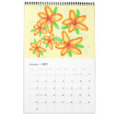Gelukkige nieuwjaarskalender kalender (Jan 2027)