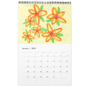 Gelukkige nieuwjaarskalender kalender