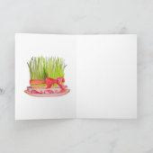 Gelukkige Norooz Sabzeh Feestdagen Kaart (Binnen)