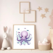 Gelukkige Octopus Poster