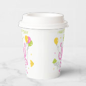 Gelukkige Octopus Verjaardag Papieren Bekers (Rechts)