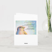 Gelukkige Olifant - de Kaart van de Nota - 4" x (Achterkant)