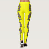 gelukkige olifant die met touw en bal speelt leggings (Achterkant)