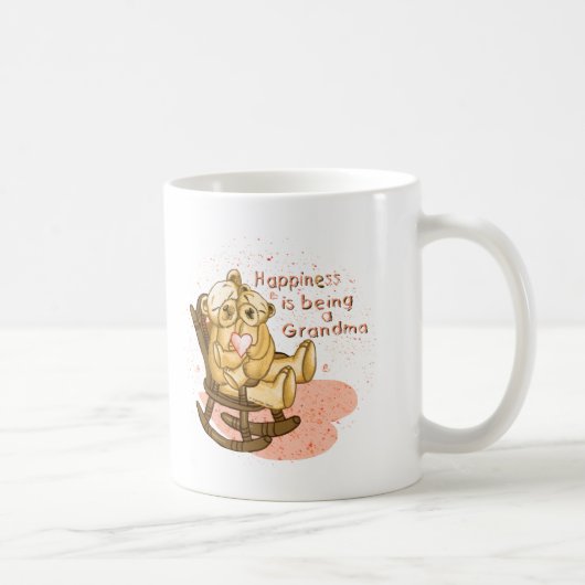 Gelukkige oma koffiemok (Rechts)