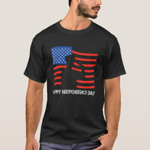 Gelukkige Onafhankelijkheid Veteraan Trots Amerika T-shirt