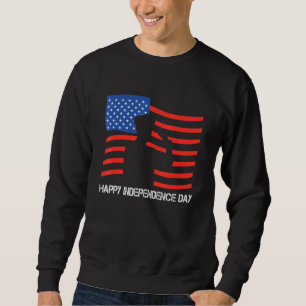 Gelukkige Onafhankelijkheid Veteraan Trots Amerika Trui