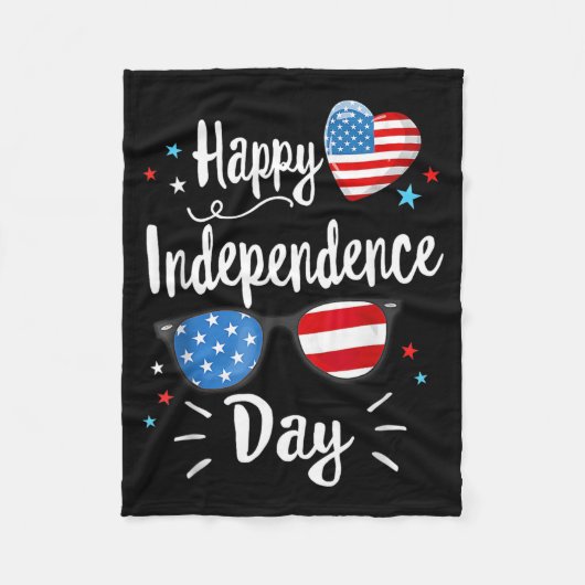 Gelukkige Onafhankelijkheidsdag 1776 Vrouwen Ameri Fleece Deken (Voorkant)