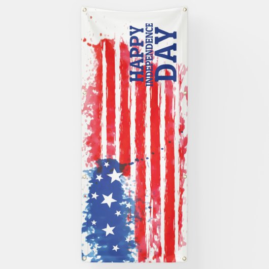 gelukkige onafhankelijkheidsdag 4 juli 8 spandoek (Verticaal)