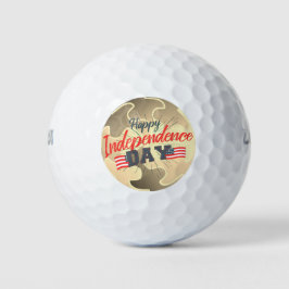Gelukkige Onafhankelijkheidsdag - 4 juli cadeau Golfballen