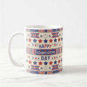 Gelukkige Onafhankelijkheidsdag & 4 Juli Cadeau Koffiemok (Links)