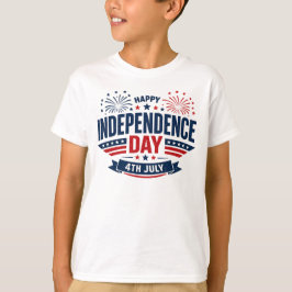 Gelukkige Onafhankelijkheidsdag 4 juli Patriottisc T-shirt