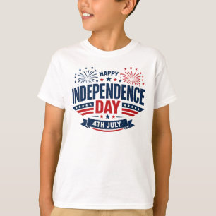 Gelukkige Onafhankelijkheidsdag 4 juli Patriottisc T-shirt
