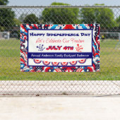 Gelukkige Onafhankelijkheidsdag | 4 juli Spandoek (Insitu)