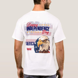 Gelukkige Onafhankelijkheidsdag Amerika Adelaar Pa T-shirt