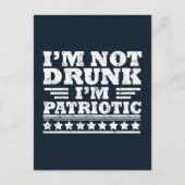 Gelukkige onafhankelijkheidsdag grappig 4 juli briefkaart (Voorkant)