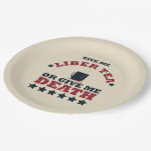 Gelukkige onafhankelijkheidsdag grappig 4 juli papieren bordje (Gekanteld)