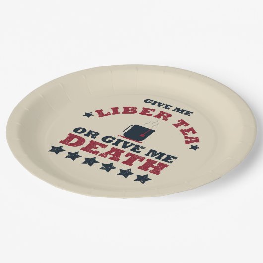 Gelukkige onafhankelijkheidsdag grappig 4 juli papieren bordje (Gekanteld)