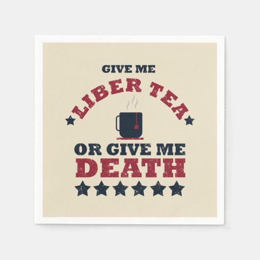 Gelukkige onafhankelijkheidsdag grappig 4 juli servet (Voorkant)