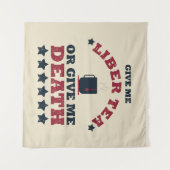 Gelukkige onafhankelijkheidsdag grappig 4 juli wandkleed (Voorkant (horizontaal))