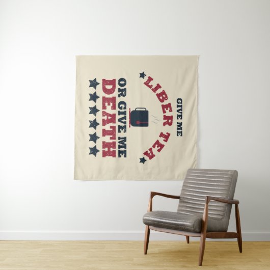 Gelukkige onafhankelijkheidsdag grappig 4 juli wandkleed (In Situ (horizontaal))