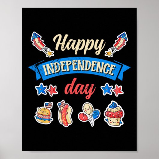 Gelukkige Onafhankelijkheidsdag - Onafhankelijkhei Poster (Voorkant)