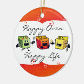 Gelukkige ovens koken bakken kerst ornament (Links)