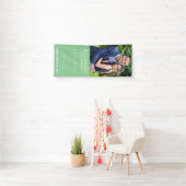 Gelukkige paar foto | Groene bruiloft welkom Spandoek (Insitu)