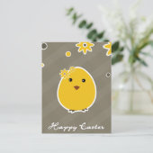 gelukkige paasachtergrond feestdagenkaart (Staand voorkant)