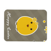  gelukkige paasachtergrond magneet (Horizontaal)