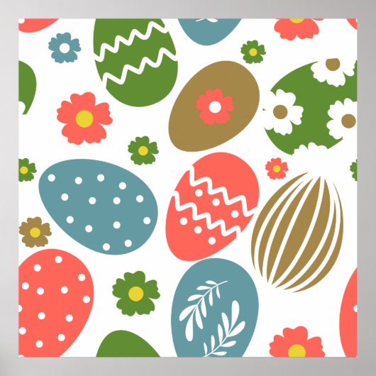  gelukkige paasbloei poster (Voorkant)