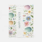 Gelukkige paasbloesems fleece deken (Voorkant)