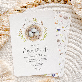 Gelukkige Paasbrunch Kaart