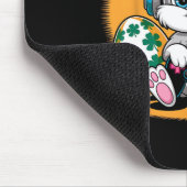 Gelukkige paasdag Bunny Egg Funny Boys Girls Kinde Muismat (Hoek)