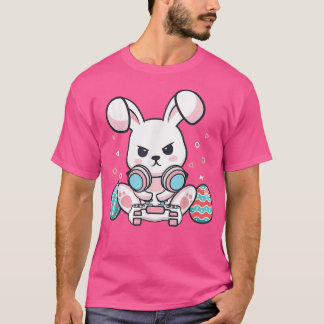 Gelukkige paasdag Bunny Egg Funny Boys Girls Kinde T-shirt